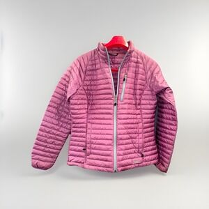 LL Bean Women's Ultralightgoose Down Jacket Purple  Downtek